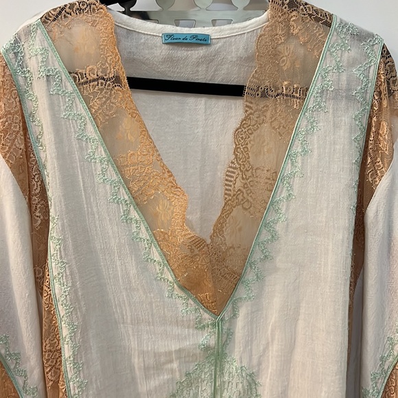 Fleur de Pirate Embroidered Caftan OS - Picture 5 of 14